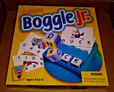 Boggle Junior: Your Preschoolers First Boggle Game (1998) Parker Brothers - Image 1 of 4