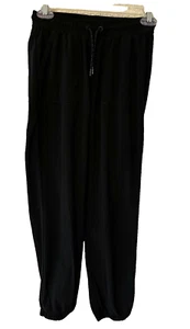 Athleta Girl Line High Jump Jogger Size 8/10 Black Pull On School Practice - Picture 1 of 12