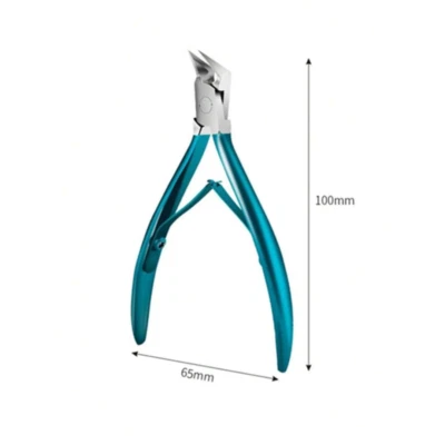 Tijeras de uñas de acero inoxidable, kit de aseo de punta puntiaguda de precisión para uñas Foto 1 de 4