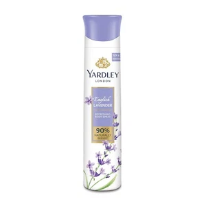 Yardley London English Lavender Refreshing Deodorant Body Spray for Women, 150ml - Picture 1 of 3
