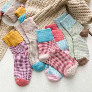 5 Casual Sock Women Winter Nordic Thick Thick Xmas Ladies Warm Pairs Socks Girls - Picture 1 of 9
