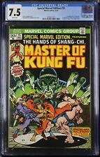 1973 Special Marvel Edition 15 CGC 7.5. 1st Appearance of Shang-Chi.