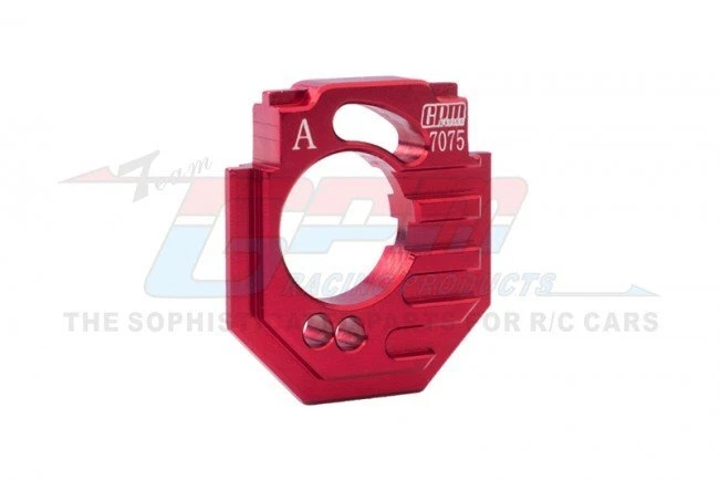 GPM MGG018 Aluminum Motor Mount (Red)For ARRMA 1/18 Granite/Typhon Grom RC Car - Image 1 of 1