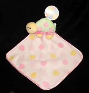 Blankets & Beyond Ladybug Nunu Security Blanket Pink Polka Dot Lady Bug Lovey - Picture 1 of 2