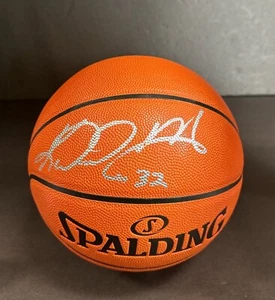 Karl Malone Signed Spalding Basketball Utah Jazz BAS J27439 - Picture 1 of 2