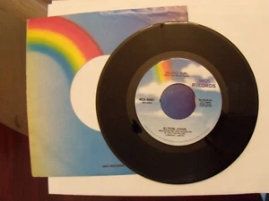 Elton John 45 rpm record 7" single Island Girl/ Sugar on ... MCA US reissue 90s - Picture 1 of 1