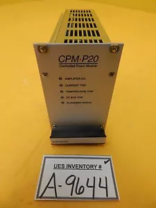 ASML 6001-0202-2801 Prodrive Controlled Power Module CPM-P20 4022-470-8838 Used - Picture 1 of 9
