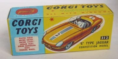 Repro Box Corgi Nr.312 Jaguar E Type Competition