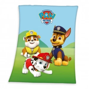 Paw Patrol Fleece-Decke 130x160cm mit Chase, Marshall und Rubble - Bild 1 von 1