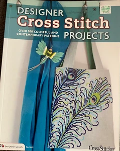 DESIGNER CROSS STITCH PROJECTS - Over 100 Colorful & Contemporary Patterns - PB - Picture 1 of 3