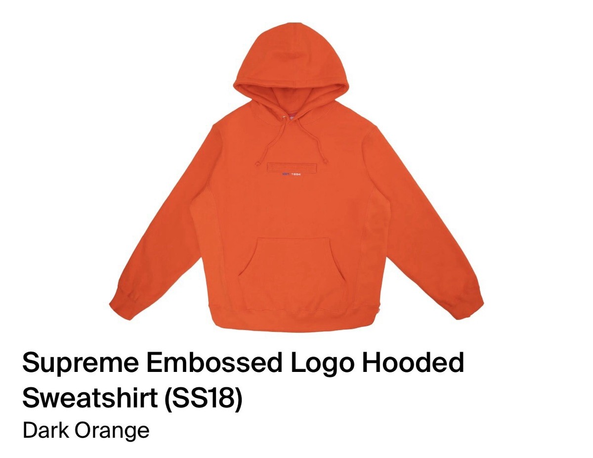 Supreme Orange Hoodies & Sweatshirts for Men for Sale | Shop Supreme Orange Hoodies & Sweatshirts for Men for Sale | Shop