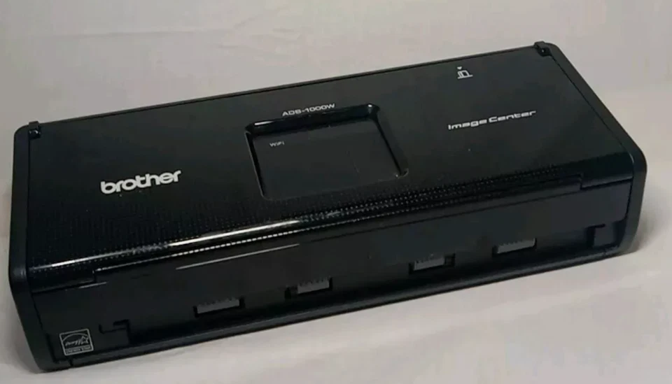 CUST RETURN DEFECTIVE: ADS-1000W Brothers Wireless Color Scanner No Power Supply - Image 1 of 1