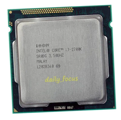 Intel Core i7-2700K 3.5 GHz LGA1155 4 cores 8 threads SR0DG CPU Processor 8 MB - Image 1 of 4