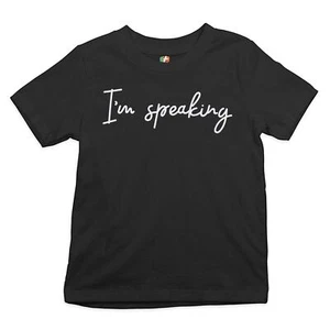I'm Speaking Youth T-shirt Biden Harris 2024 Vice Presidential Debate Kids - Picture 1 of 29