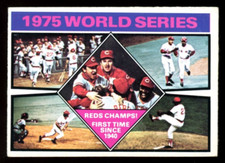 1976 TOPPS OPC O PEE CHEE BASEBALL 462 1975 World Series Champs Reds Bench Perez