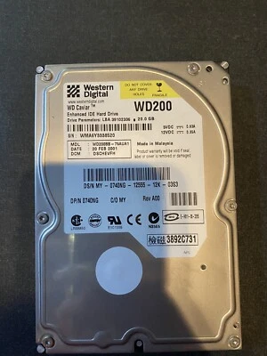 Western Digital 20 GB,Internal,7200 RPM (WD200BB) Hard Drive - Image 1 of 2