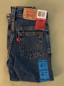 NWT Levi's 550 Relaxed Fit Boys' Jeans Size 4 Regular Med Wash Blue Denim - Picture 1 of 7