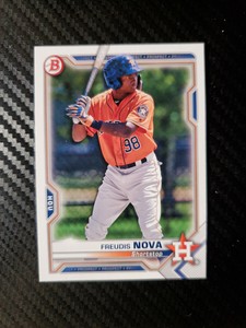 2021 Bowman Freudis Nova #BP-56 Houston Astros Baseball Card