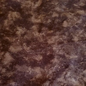 Vntg Sewing Fabric Moda "marbles" Cotton Mottled Chocolate Brown 1.6yx45" Cotton - Picture 1 of 4