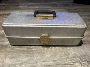 Vintage UMCO 175A Aluminum w/ 3 Tray Tackle Box Minnesota 17” x 7” x 6” - Picture 1 of 13