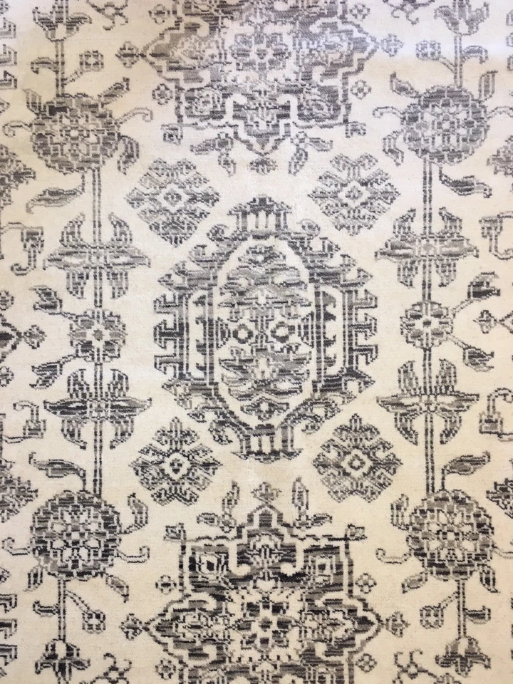 Tremendous Tribal - Alfombra nómada vintage - Alfombra oriental - 10 x 14 pies Foto 1 de 1