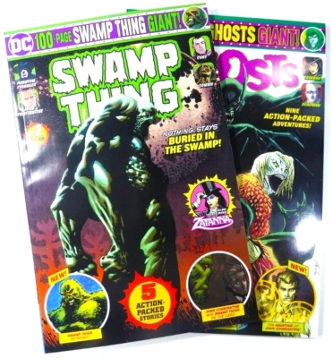 DC 100 Page SWAMP THING Giant #1 + GHOSTS #1 Horror LOT Newsstands VF/NM (9.0) - Image 1 of 4