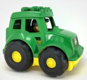John Deere Lil' Tractor First Builders Trucks Mega Bloks Big Block Car No Sound