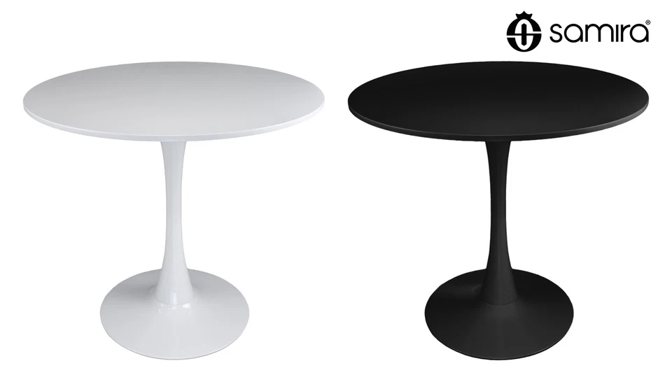 SAMIRA Tavolo rotondo 70 cm, tavolo da pranzo tondo mod. Omar