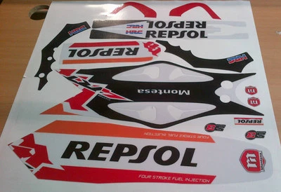 EXS Set completo decalcomanie/adesivi Montesa 4RT Trials Bike 2014 style Works Repsol