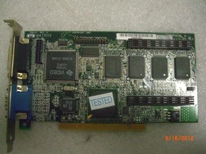 Matrox MIL2P/4BN/20 MIL2P/4 708-01 55475 55974 mil2p/4/dell2 PCI Video Card - Picture 1 of 1