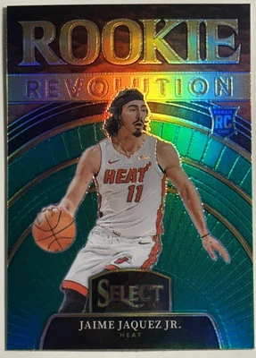 2023-24 Select Basketball Jaime Jaquez Jr. #23 Rookie Revolution Green Prizm  - Image 1 of 3