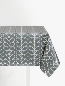 Orla Kiely PVC Fabric NEW By Metre Grey Stem Table Cloth / Crafts 130 Width - Picture 1 of 5