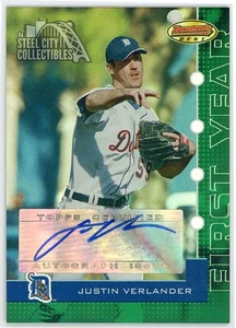 Justin Verlander 2005 Topps Bowman's Best Rookie Autograph Card #102 294/399 - Picture 1 of 2