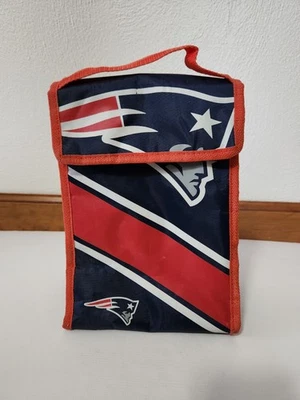 NFL NEW ENGLAND PATRIOTS BOLSA DE ALMUERZO AISLADA CON CIERRE DE GANCHO 9x6x4 Foto 1 de 4