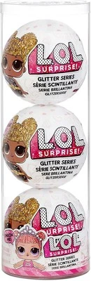 MGA ENTERTAINMENT INC L.O.L. Überraschung! 576129EUC LOL exklusive Glitzerpuppen 3er-Pack Stil 2 verschiedene