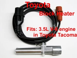 Calentador de bloque Toyota 3,5 L (2GR-FE) V6 Tundra Tacoma Rav4 Highlander Lexus RX - Imagen 1 de 1