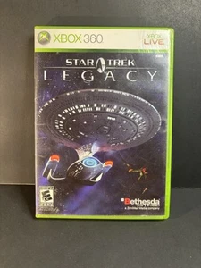 Star Trek Legacy Microsoft Xbox 360 game OEM Case, Cover Art Insert & Manual - Picture 1 of 3