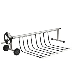 18 Ft Pool Cover Aluminum Reel Set In-ground Swimming Pool Indoor Outdoor - Picture 1 of 6
