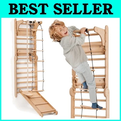 儿童室内游乐场套装 - 6 合 1 丛林健身房 — 第 1/4 张图片