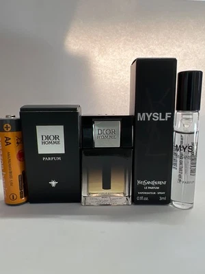 dior homme perfume mini splash ysl yourself le parfum spray muestra tamaño de viaje Foto 1 de 3