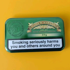 Tabaco Golden Virginia Edición Limitada Verde Lata Usado En Buen Estado. - Imagen 1 de 7