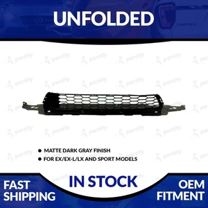 NEW Primed 2013-2015 Honda Accord Sedan Lower Grille Ex/Exl/Lx/Sport - Picture 1 of 1