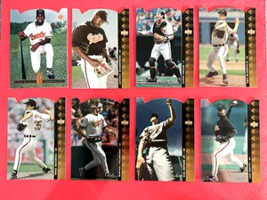 1994 Upper Deck SP Die-Cut ~8 Cards Orioles Set~ #121 122 123 124 125 126 127 - Picture 1 of 13