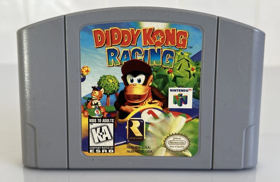 Diddy Kong Racing (1997) Not For Resale Nintendo 64 N64 Kiosk Cart NFR NTSC - Image 1 of 4