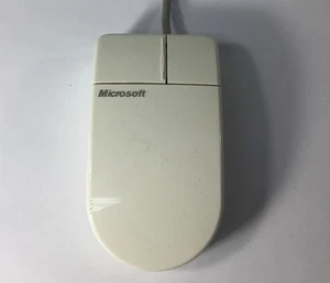 🕹️ Ratón de bola vintage Microsoft serie/PS/2 - Modelo 28898 - ¡tecnología retro años 90! 🕹️ - Imagen 1 de 4