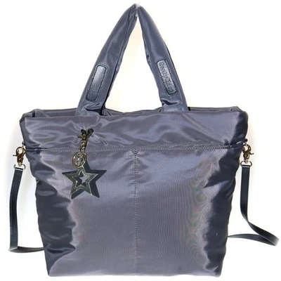 See by Chloe 2 Way Bag Handbag Tote Shoulder Nylon × Leather Dark Gray Used 1d9a - Image 1 of 4