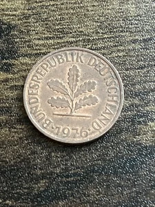 1976 Germany 2 Two Pfennig Actual Coin TB3622* - Picture 1 of 2