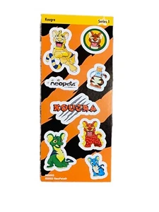 Stickers VINTAGE 2002 Y2K Neopets Full Sheet VTG Kougra Series 1 80003 - Picture 1 of 1