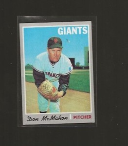 1970 TOPPS DON MCMAHON #519 EX-EX+ MID-HIGHER GRADE