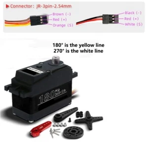 BLS51180 12V Remote Digital Servo 180KG Metal Gear Motor for 5 Remote Car - Bild 1 von 10